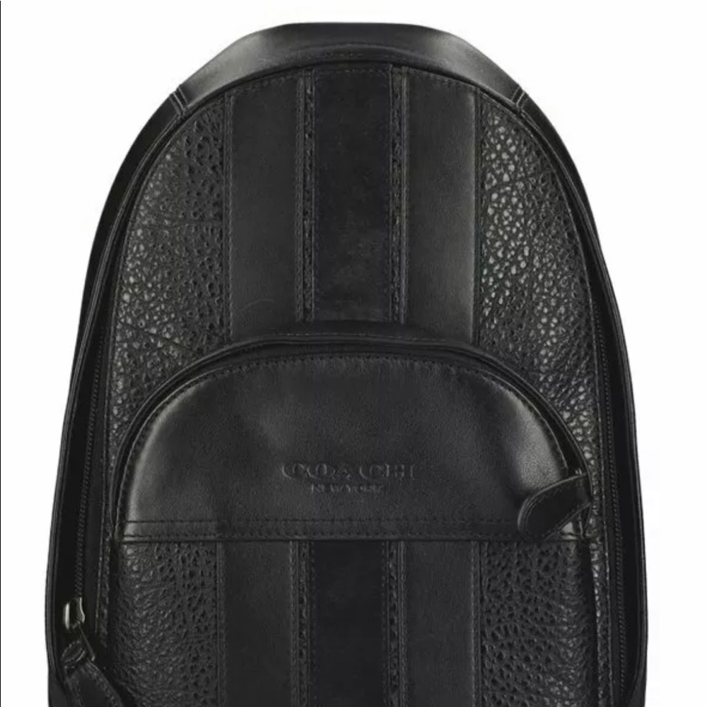 Coach F49333 Houston Leather Campus Laptop Sling